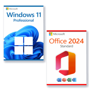 Microsoft Office 2024 Standard + Microsoft Windows 11 Professional license for 3 devices