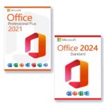 Microsoft Office 2024 Standard + Microsoft Office 2021 Professional Plus license pour 3 PCs