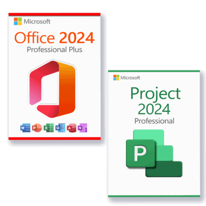 Microsoft Office 2024 Professional Plus + Microsoft Project 2024 Professional licence pour 3 appareils