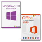 Microsoft Windows 10 Professional + Microsoft Office 2019 Professional Plus licence pour 3 PC