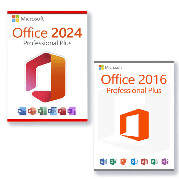 Microsoft Office 2024 Professional Plus + Microsoft Office 2016 Professional Plus pour 3 PC
