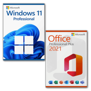 COMBO: Microsoft Windows 11 Professional - Microsoft Office 2021 Professional Plus Licencia para 3 PC