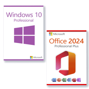 Microsoft Office 2024 Professional Plus + Microsoft Windows 10 Professional para 3 PCs