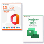 Microsoft Office 2021 Professional Plus + Microsoft Visio 2024 Professional Lizenz für 3 PC