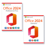 Microsoft Office 2024 Standard + Microsoft Office 2024 Professional Plus license for 3 devices