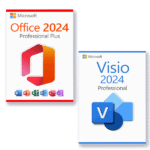 Microsoft Office 2024 Professional Plus + Microsoft Visio 2024 Professional license for 3 devices